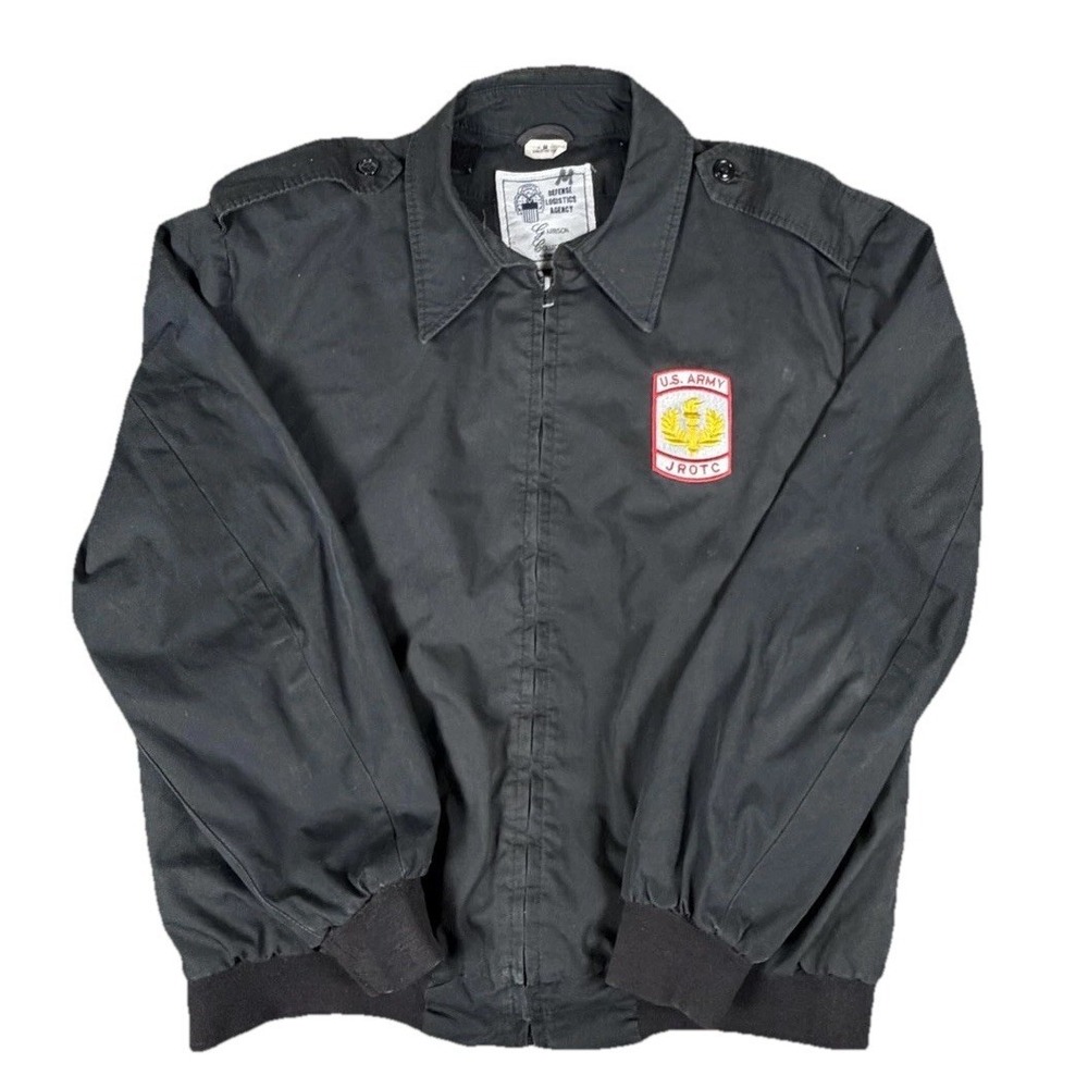 Garrison Collection Jacket Mens Medium Black U.S. Army JROTC Military Uniform